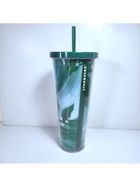 Starbucks For Life 2020 Green Tumbler 24oz Venti Limited Edition w/ Straw